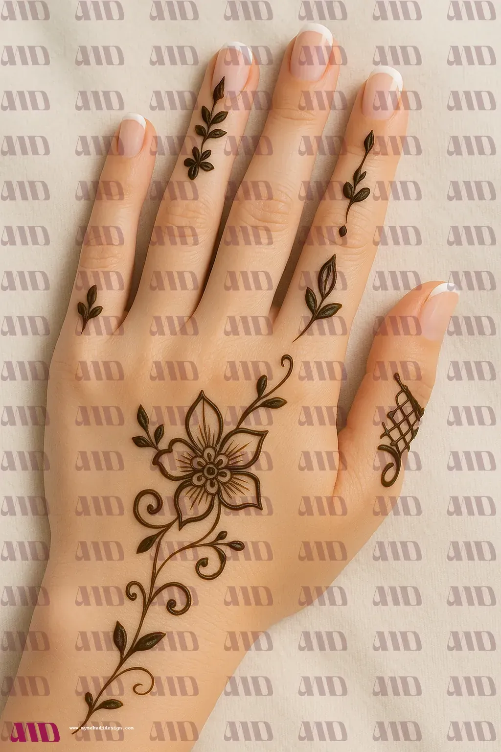 Khaleeji Arabic Mehndi Design