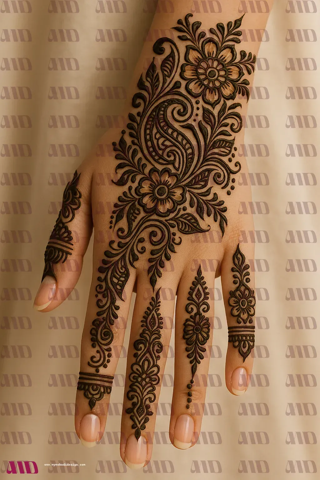 Arabic Vine Mehndi