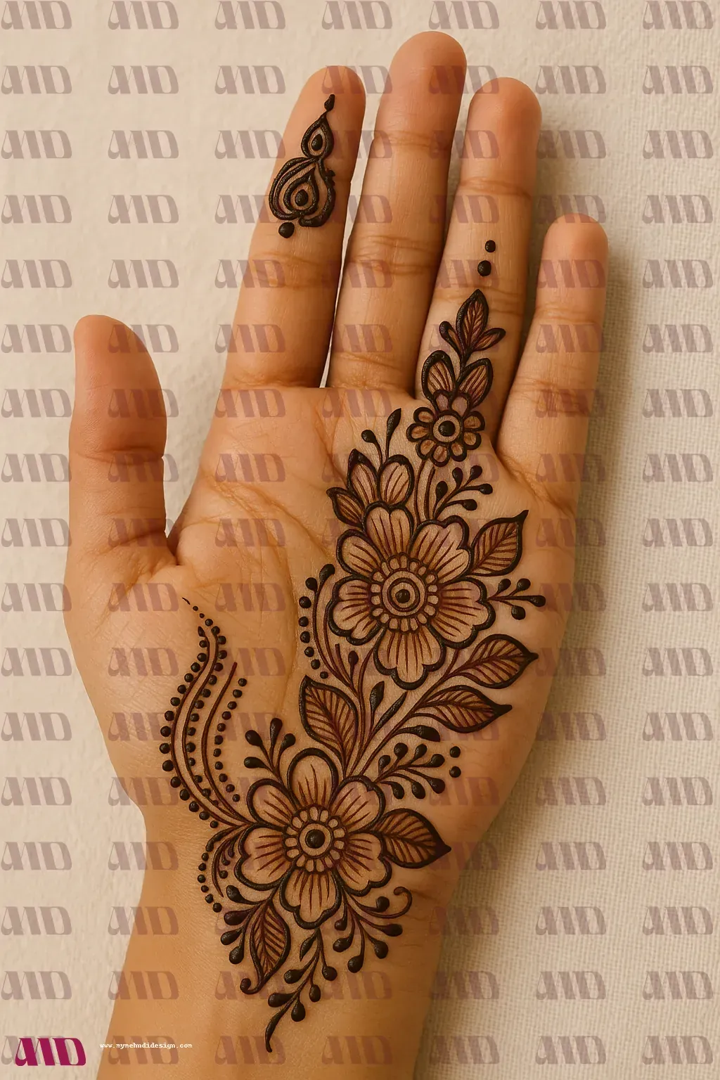 Finger Tip Mehndi