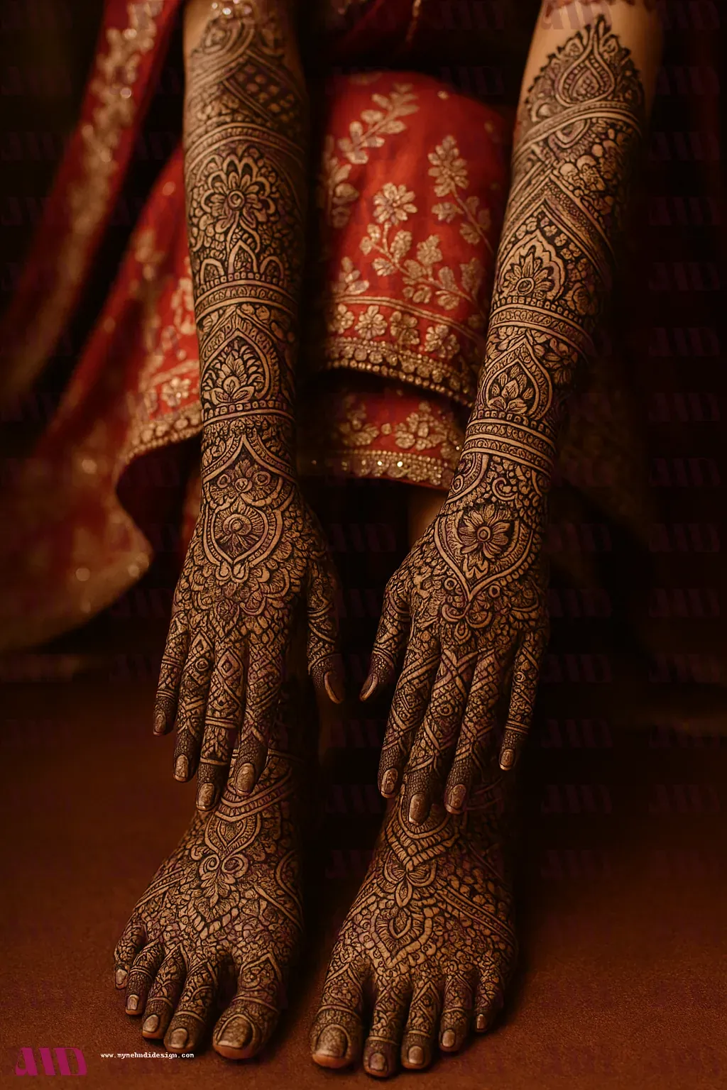 Floral Bracelet Mehndi