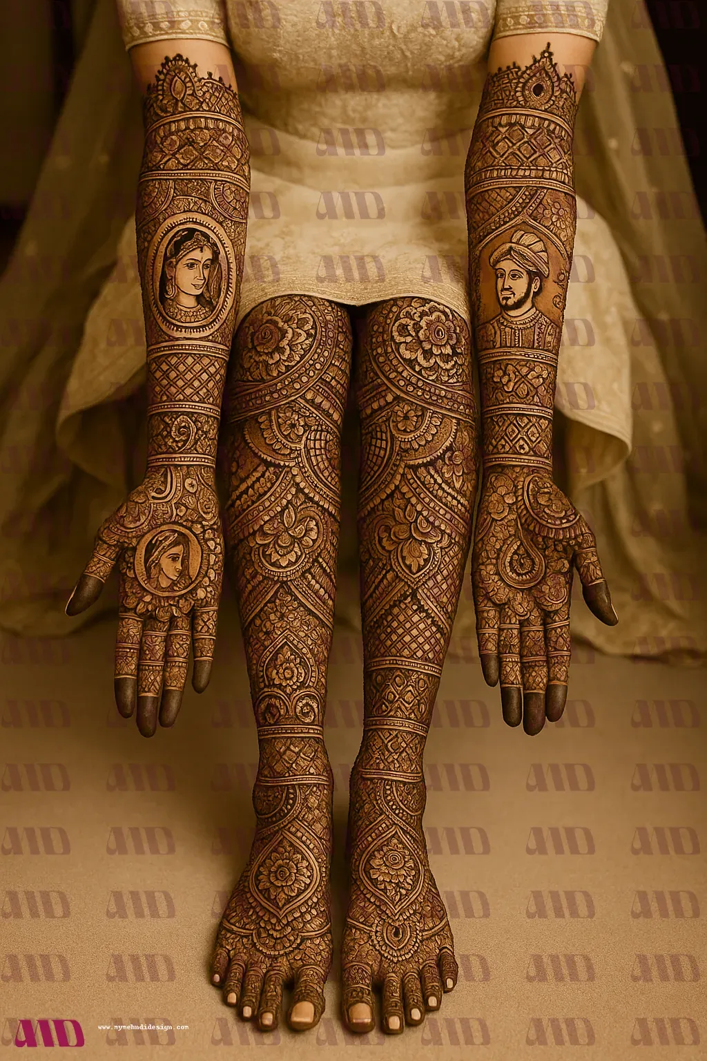 Glitter Mehndi