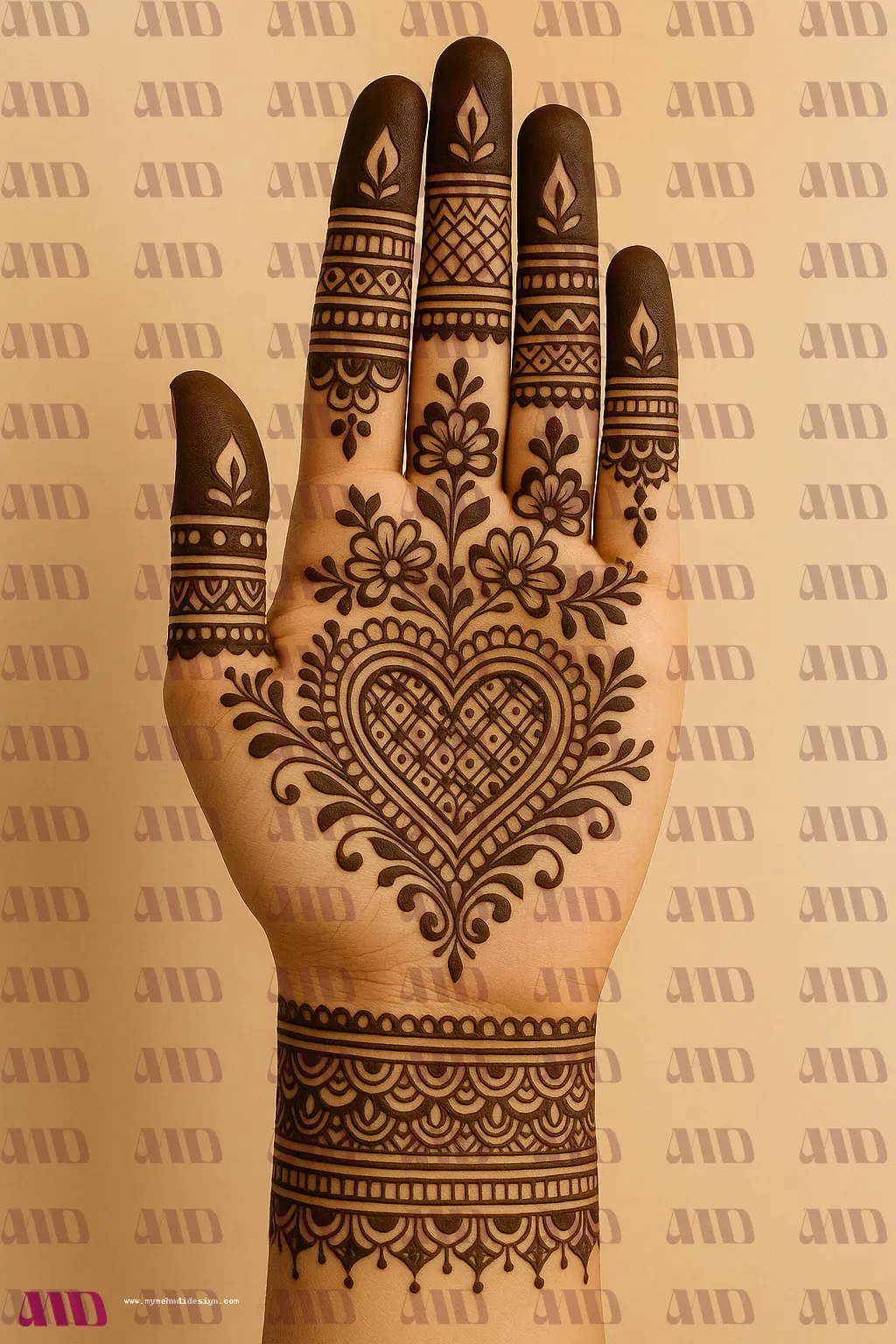 Rajwadi Borders Mehndi