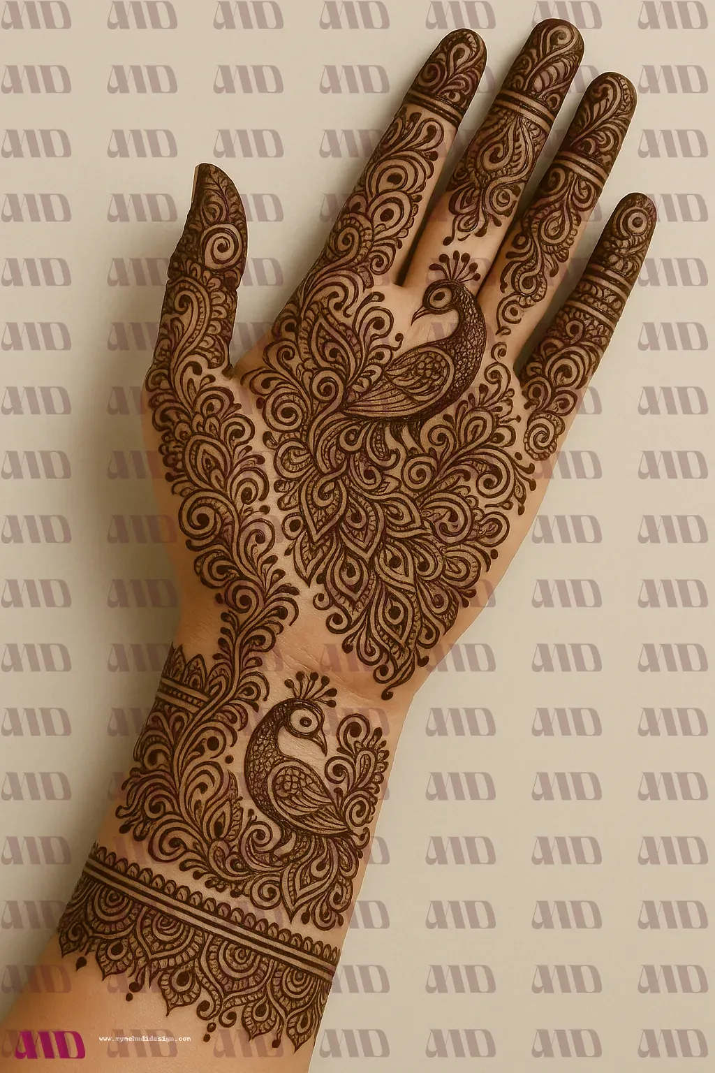 Classic Indian Royal Peacock Design