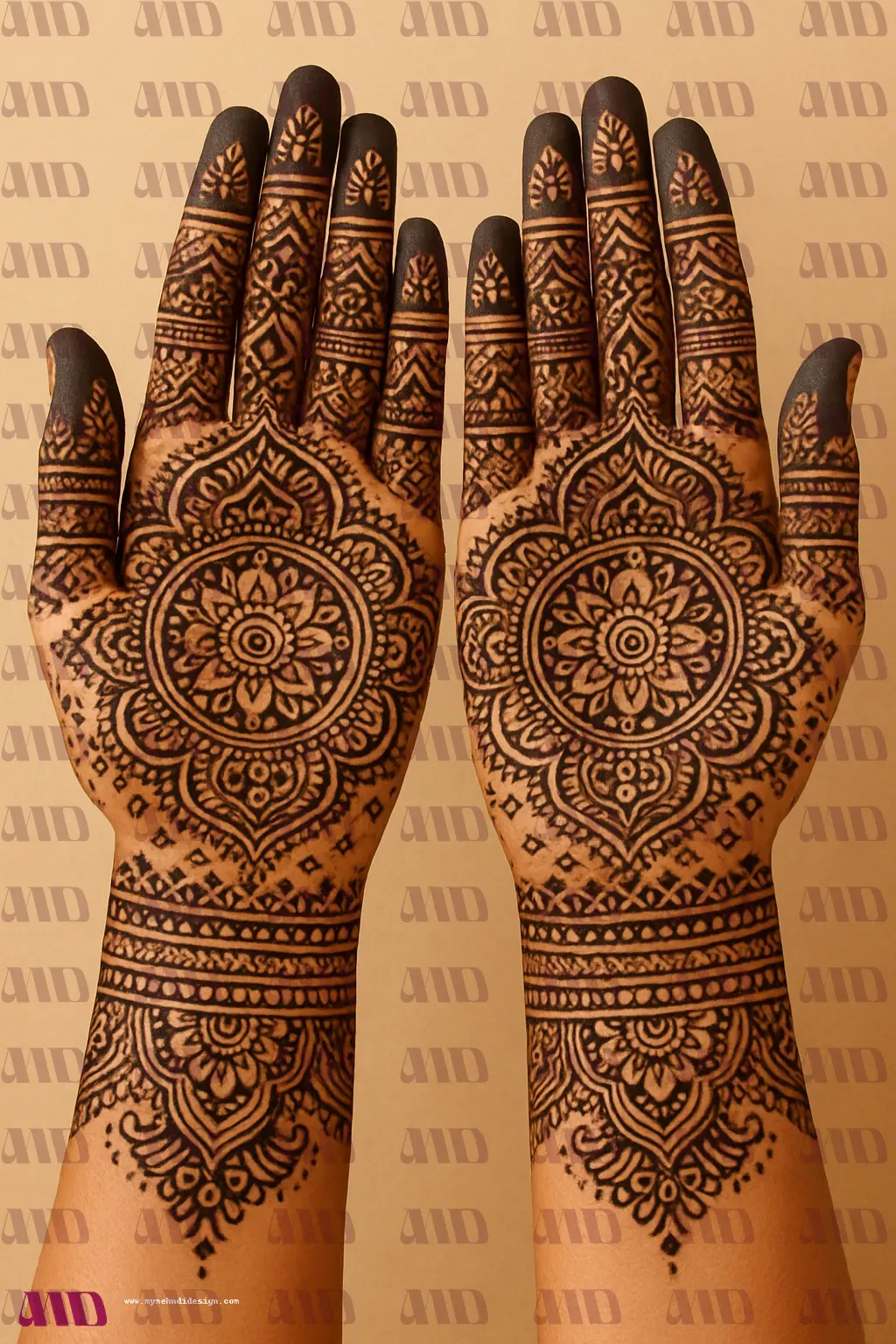 Half Back Hand Mehndi