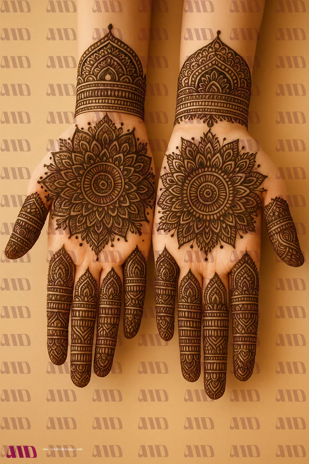Mini Mandala Mehndi Design