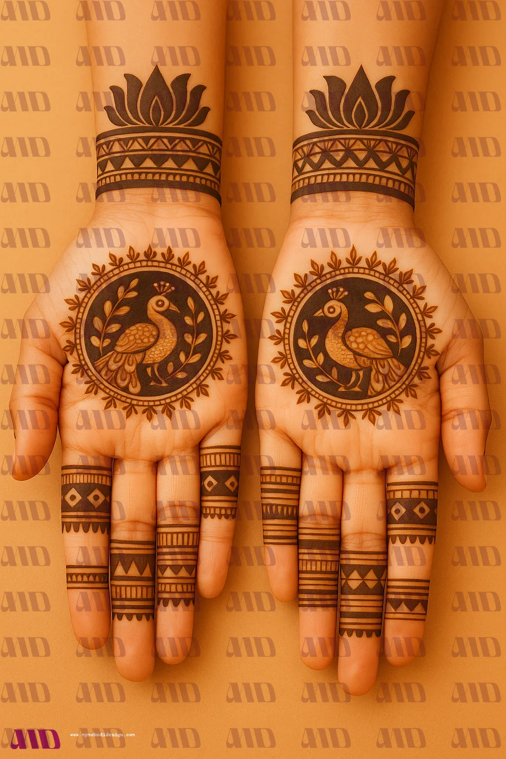 Mandala Back Hand Mehndi Design