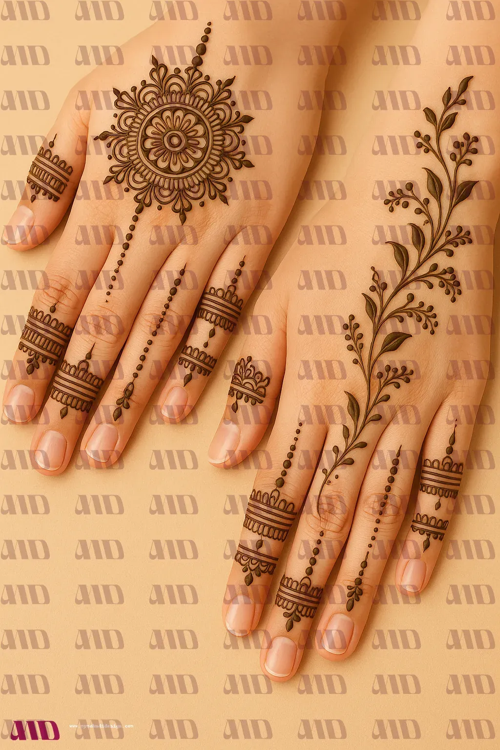 Finger Mehndi for Kids