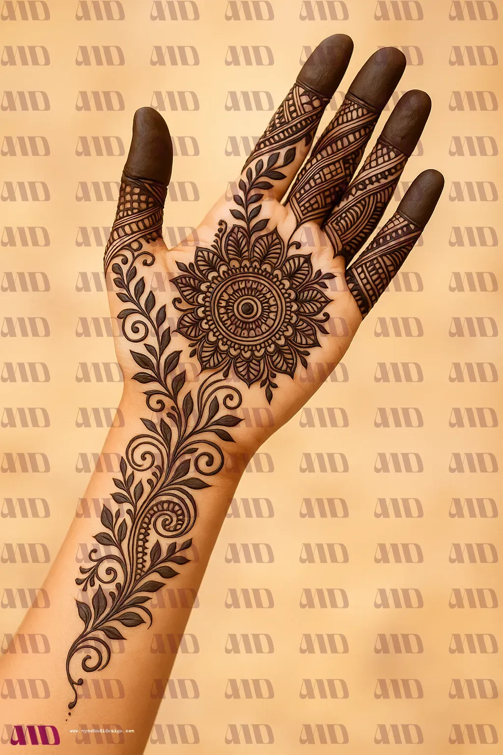 Finger Chain Mehndi