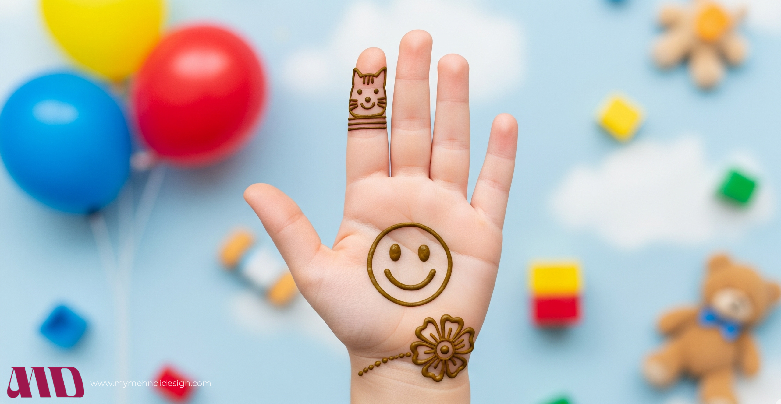 Cute Mehndi Designs for Kids: Easy, Fun, and Adorable