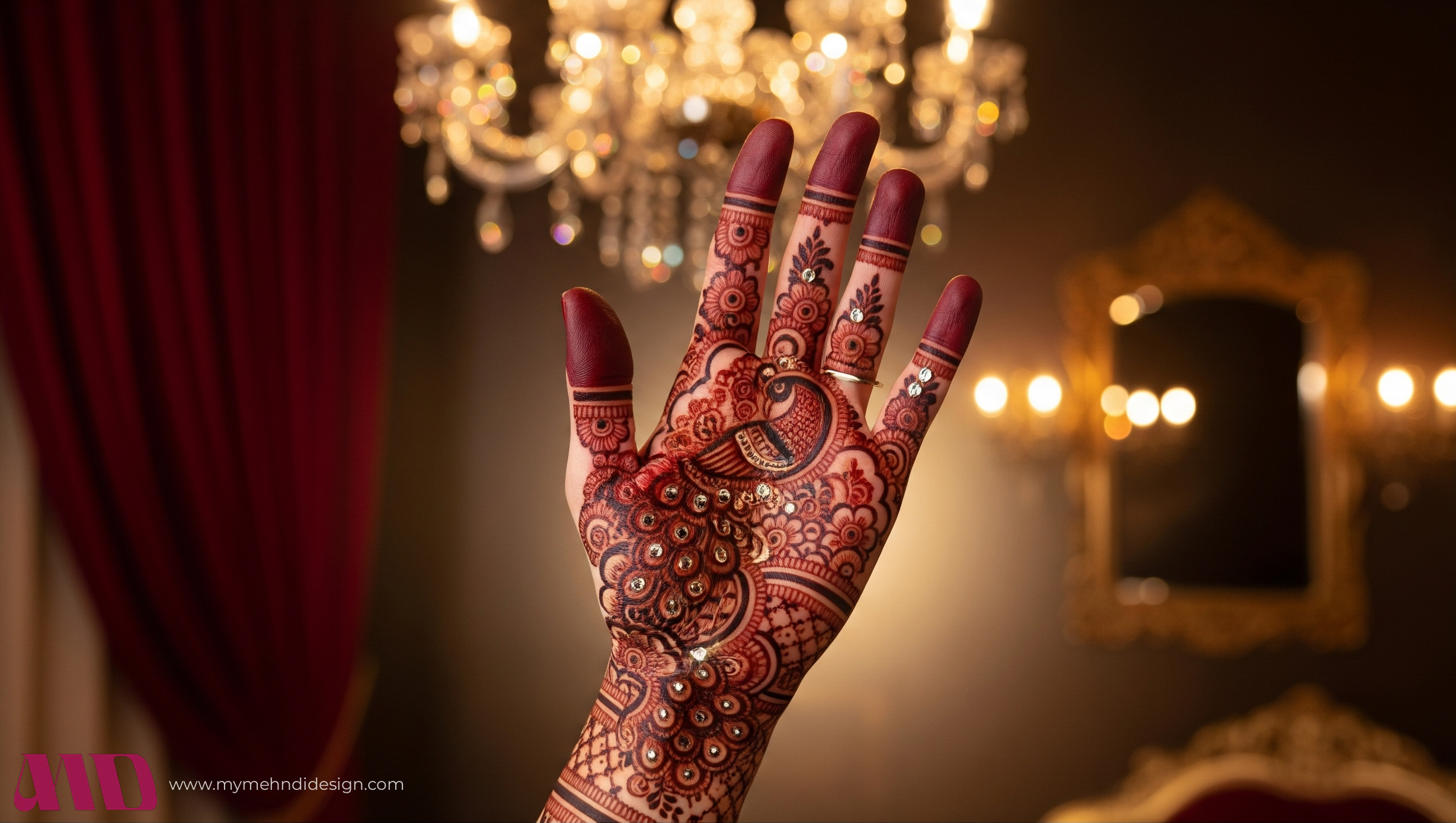 20 Royal Front Hand Mehndi Designs for Brides